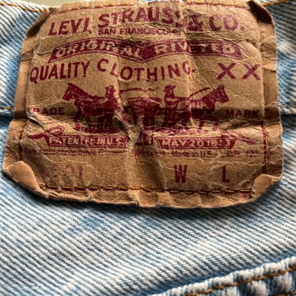 VINTAGE STONEWASH USA LEVIS 🔥 28/28 - Picture 13 of 16